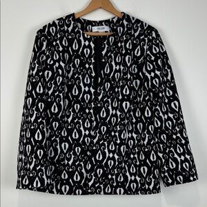 Jones Studio Monochrome Women's 16W Blazer